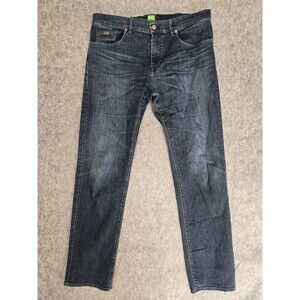 Hugo Boss 030 Regular Fit Mens Stretch Blue Jeans Size 36/32